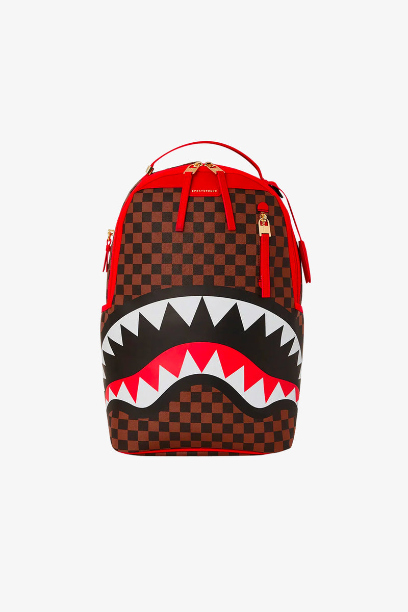 SPRAYGROUND Zaino RED SHARKS IN PARIS DLXSV