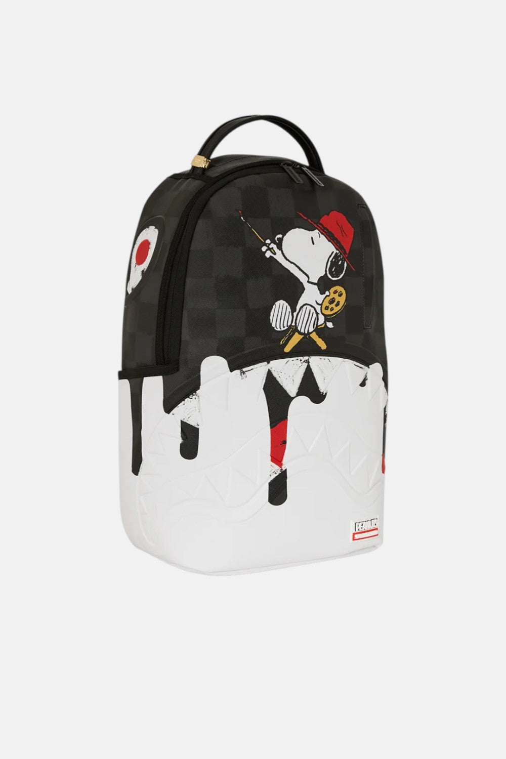 zaino snoopy painting shark