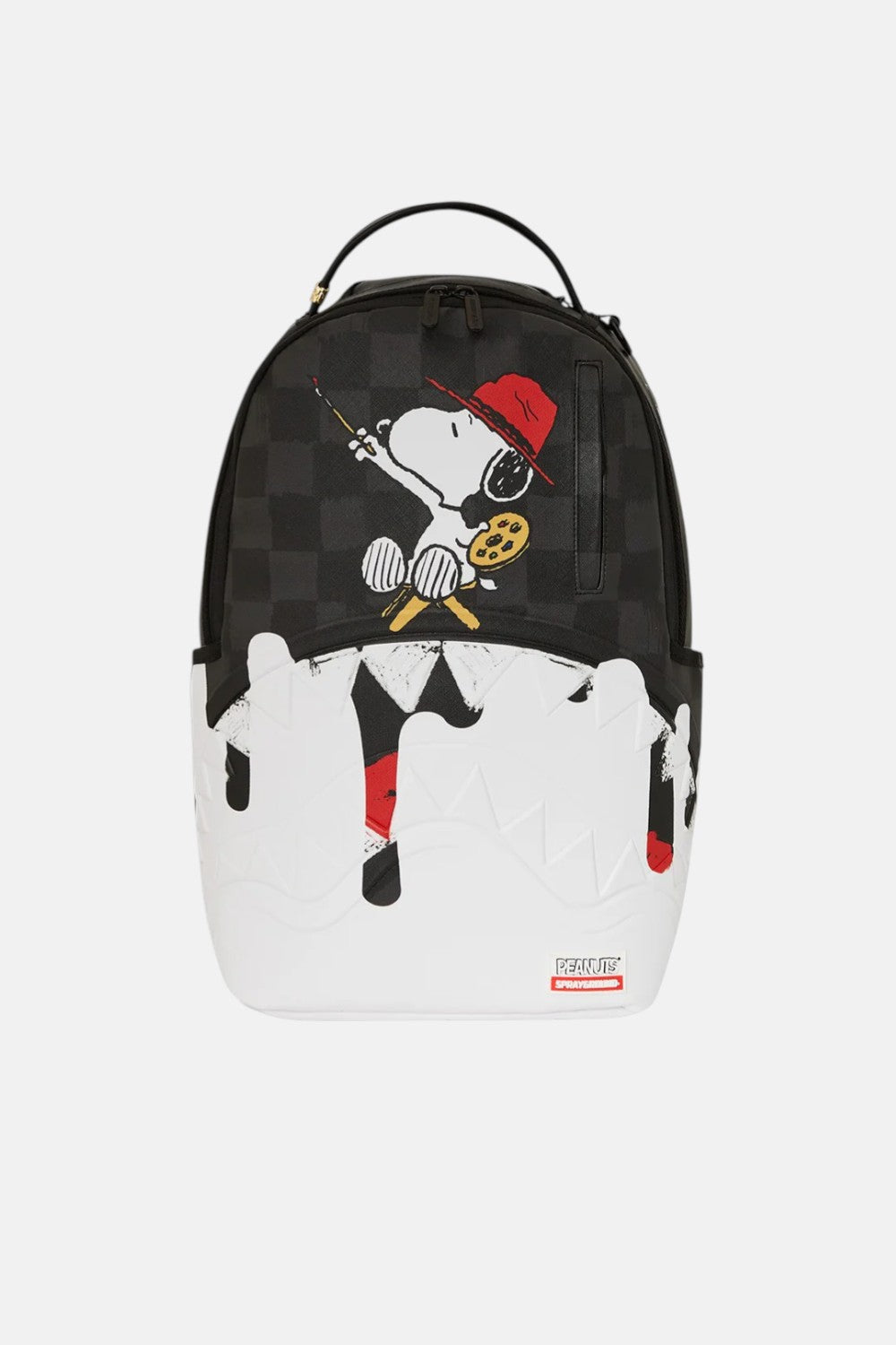 zaino snoopy painting shark