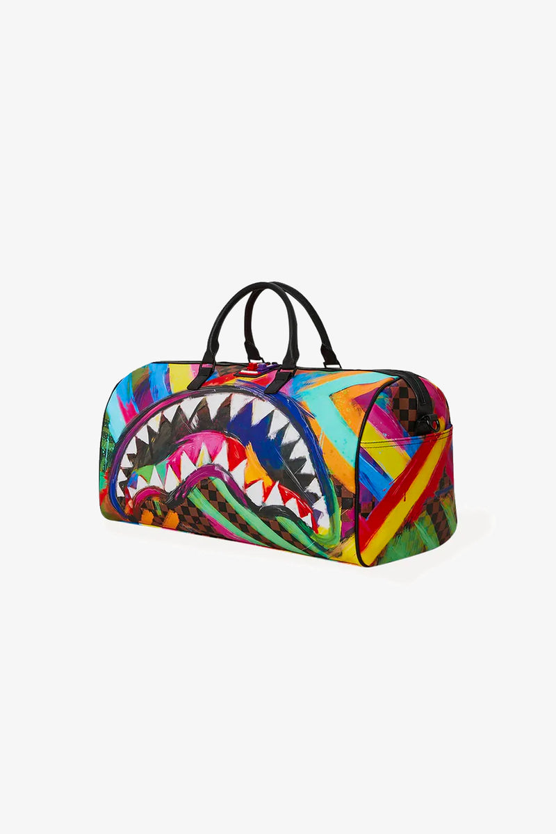 SPRAYGROUND Borsone shark in paint