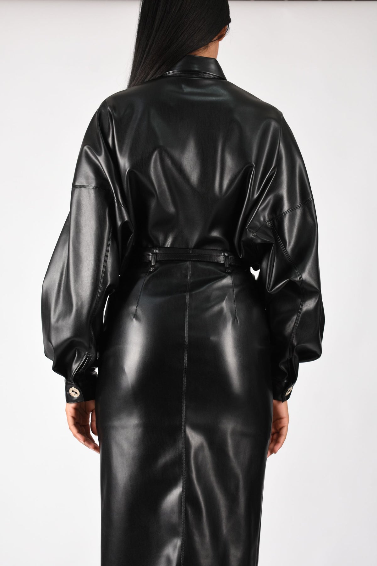 Camicia in vegan leather A26CPCA00301