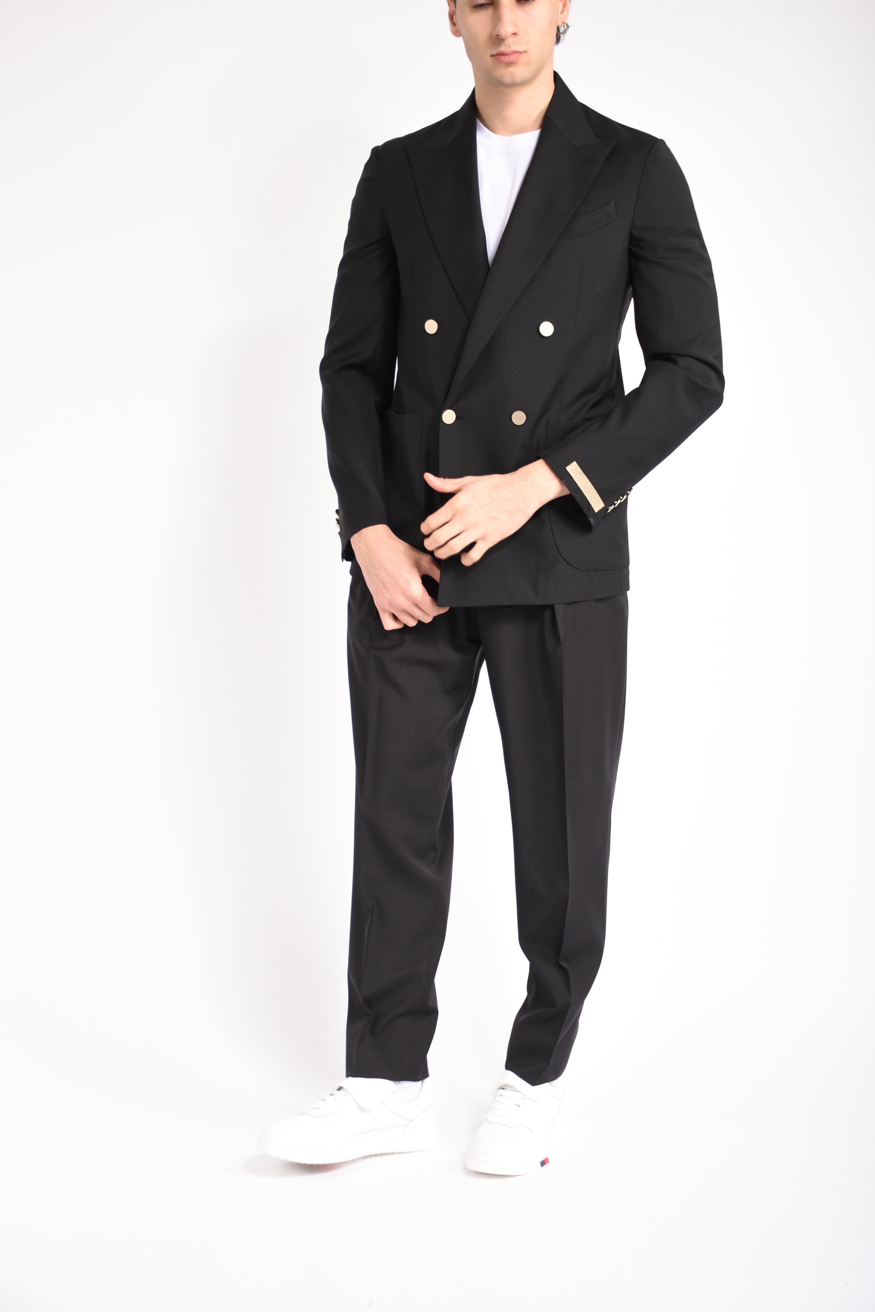 Abito doppiopetto bolgheri in fresco lana