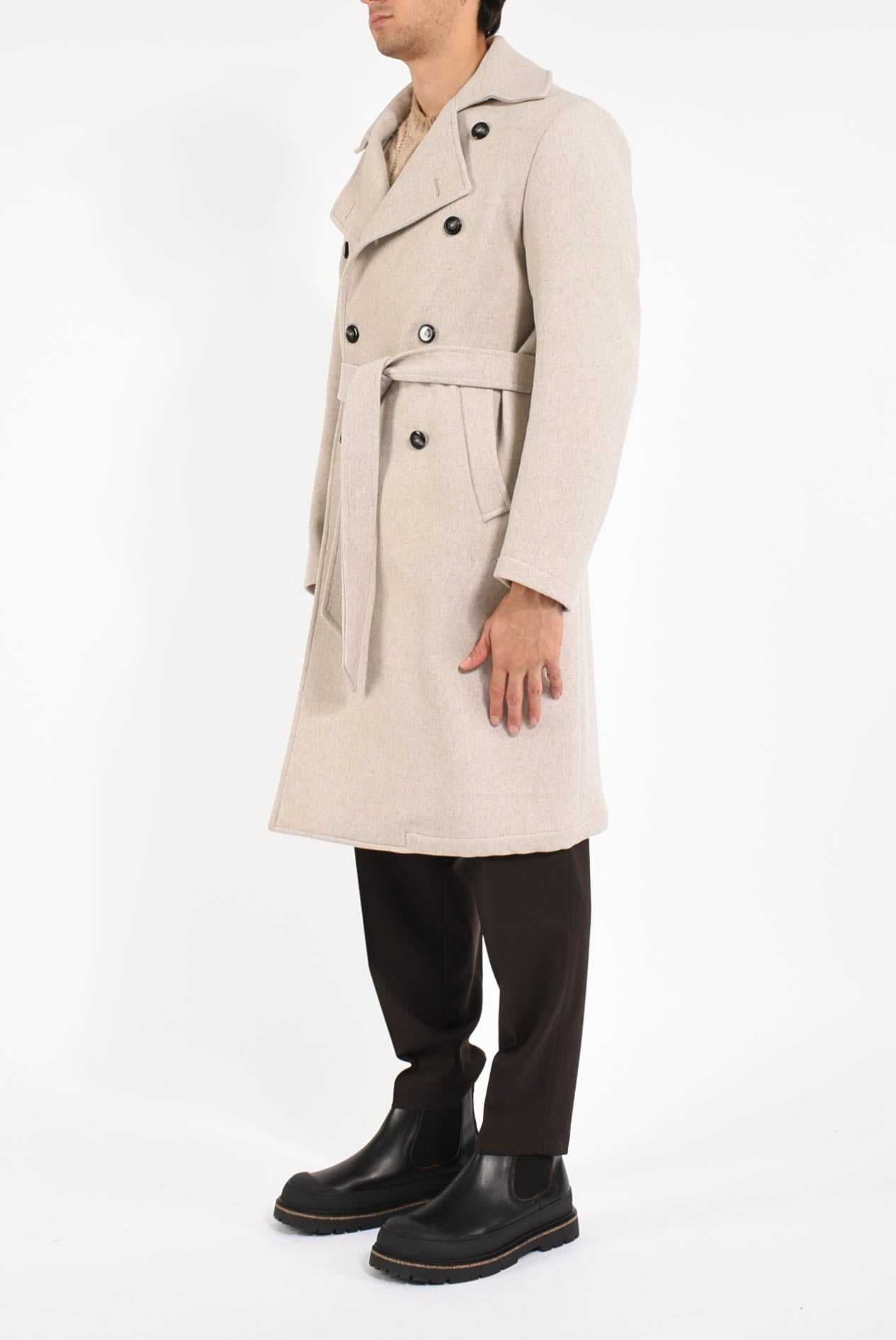 Cappotto in misto lana