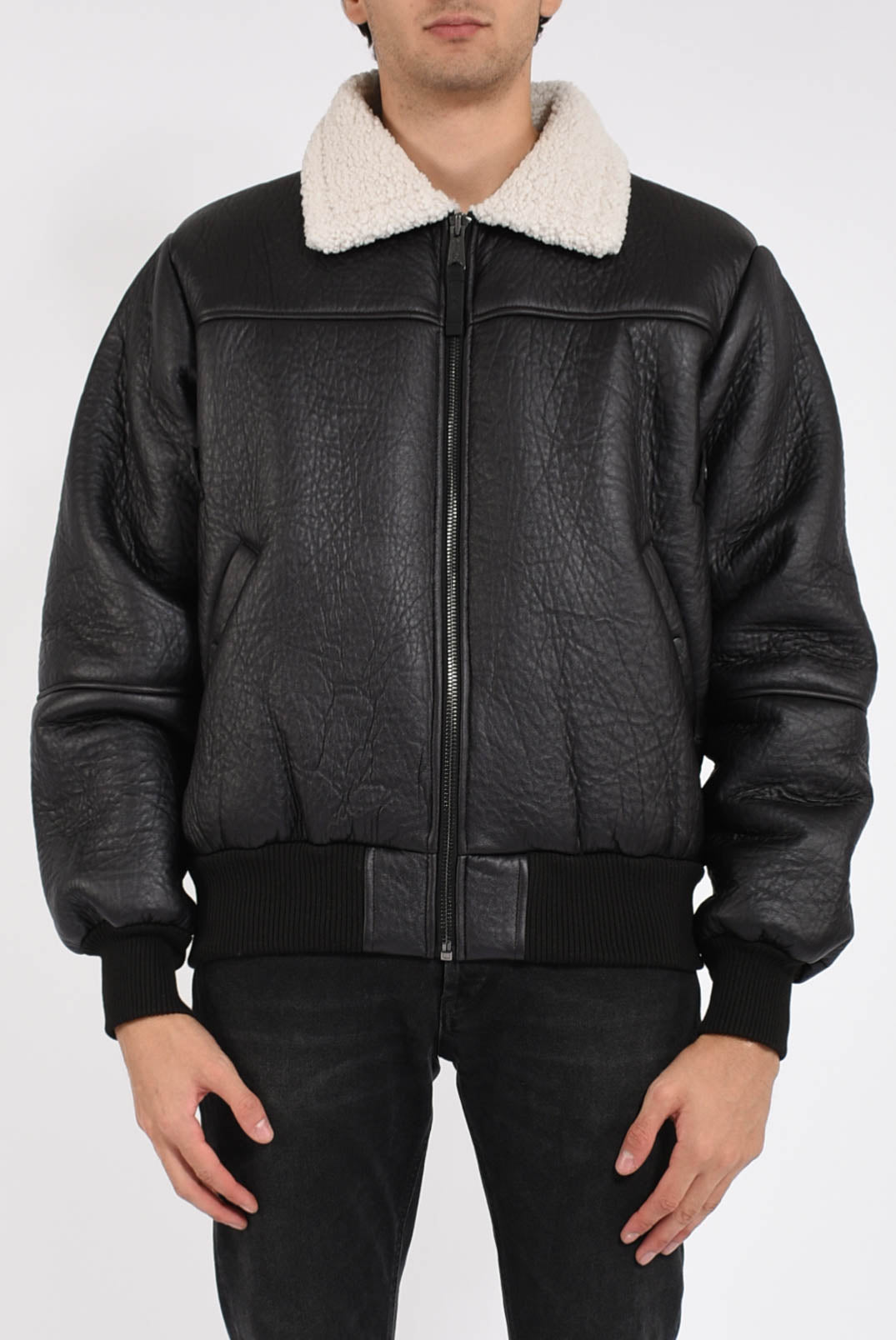 Bomber B15 in pelle sintetica