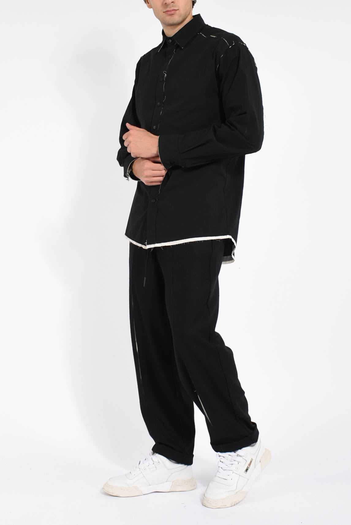 Camicia lunga in cotone