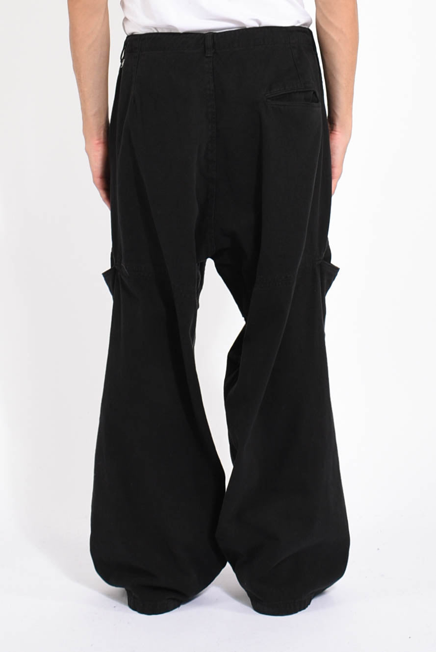 Pantaloni cargo in denim