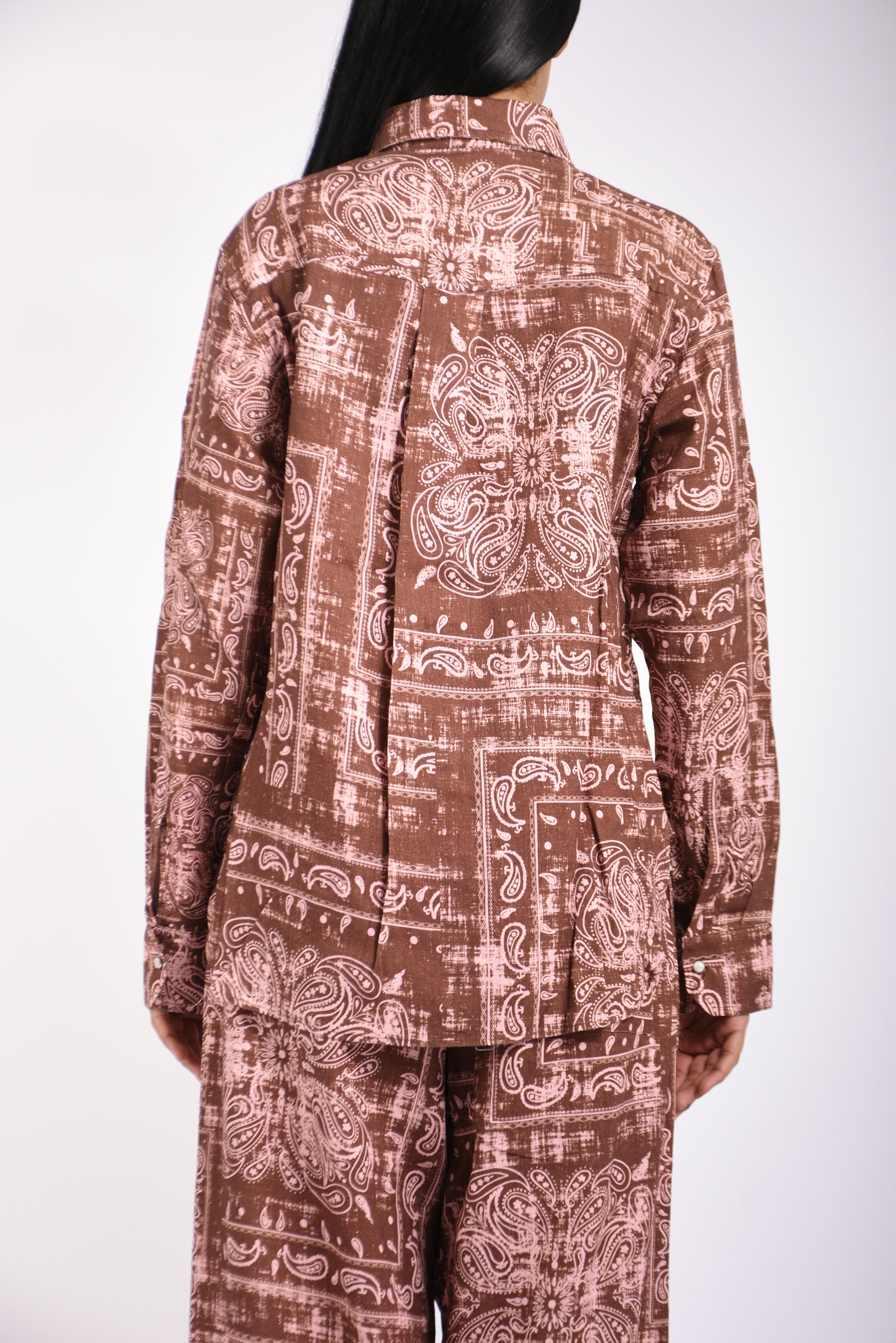 camicia in misto lino