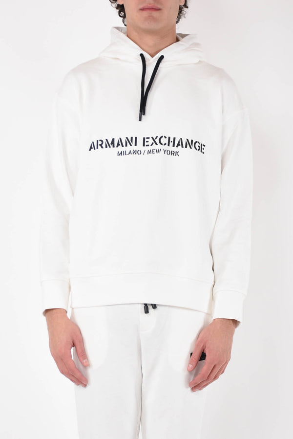 ARMANI EXCHANGE Felpa in cotone french terry
