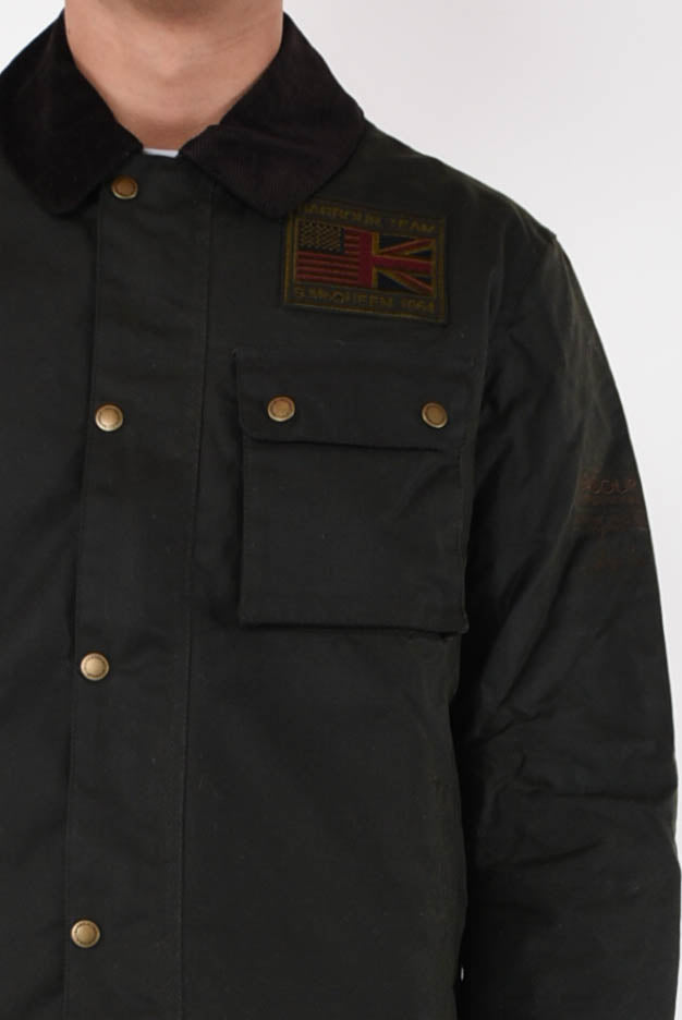 BARBOUR Giacca STEVE MCQUEEN in cotone cerato