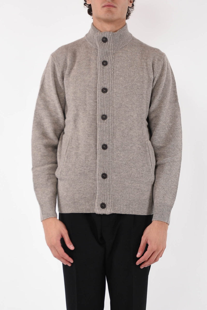 BARBOUR Cardigan in lana