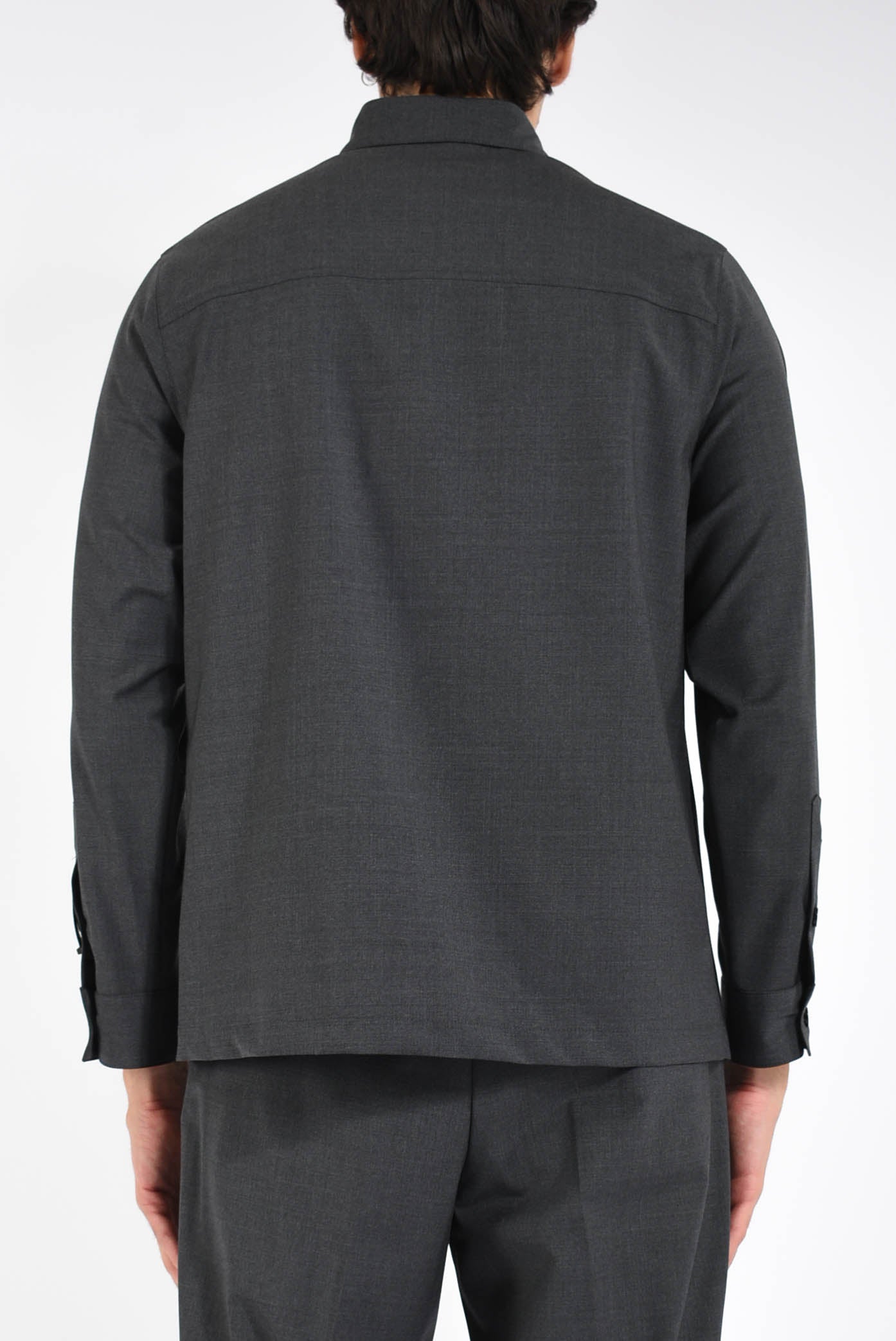 Camicia blake in misto lana