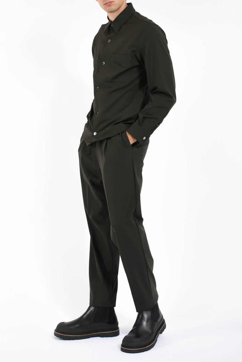 Camicia leroy in tessuto tecnico