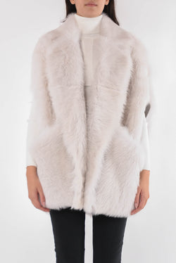 BLANCHA gilet in volpe