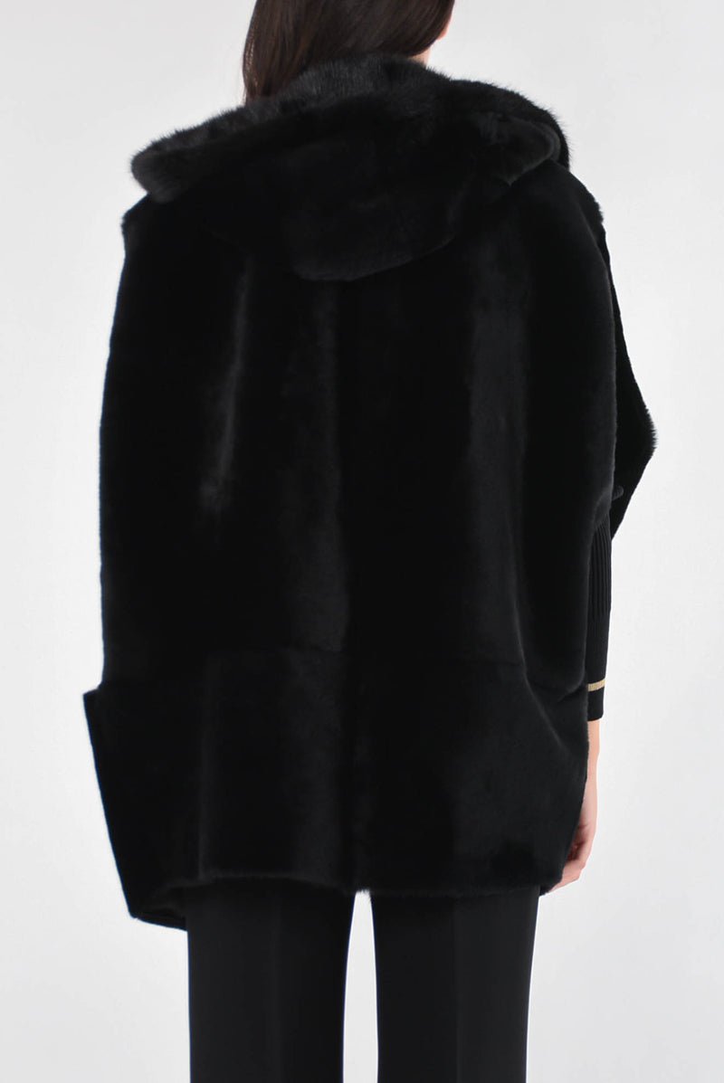 BLANCHA gilet in visone