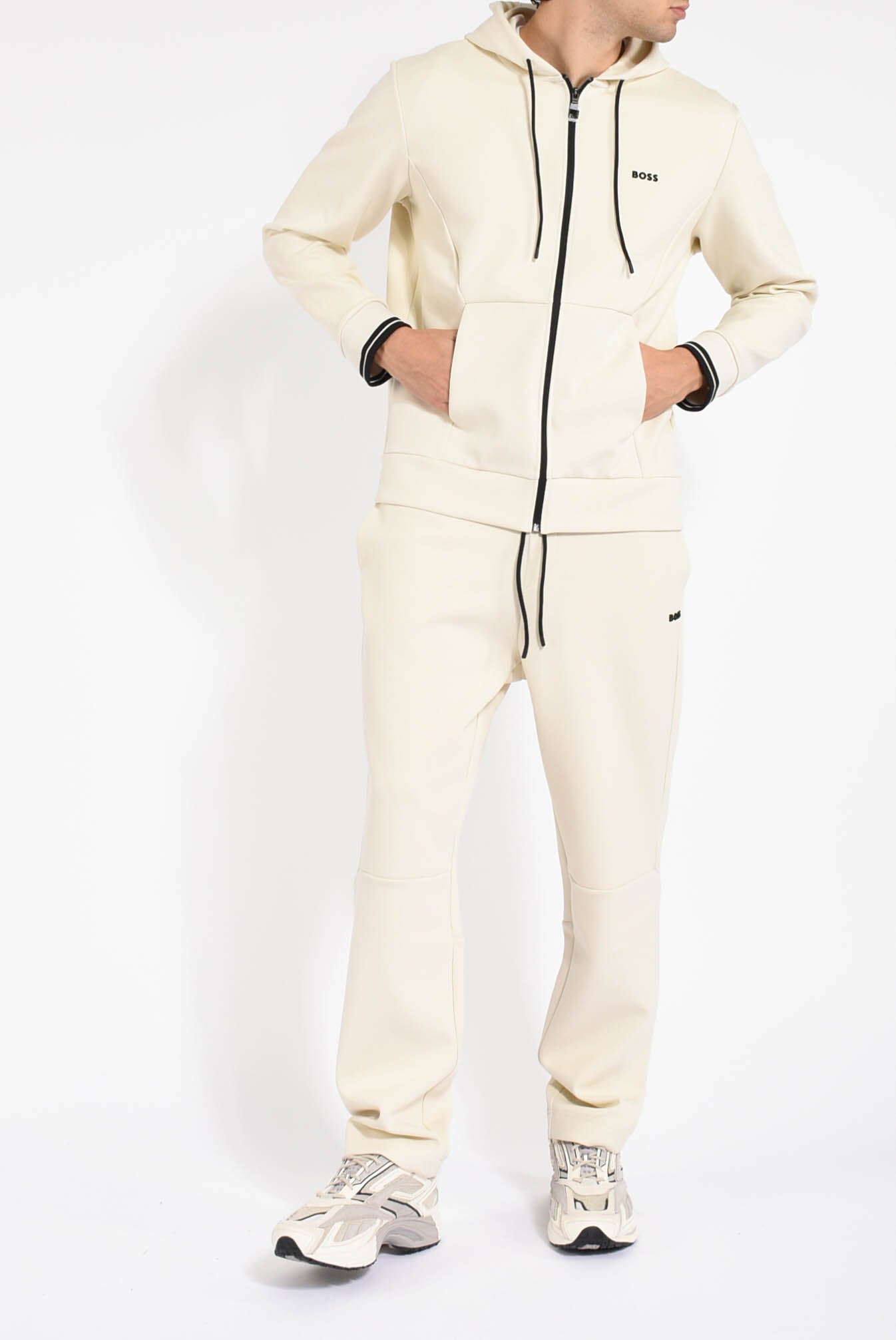 Pantaloni in tuta in misto cotone