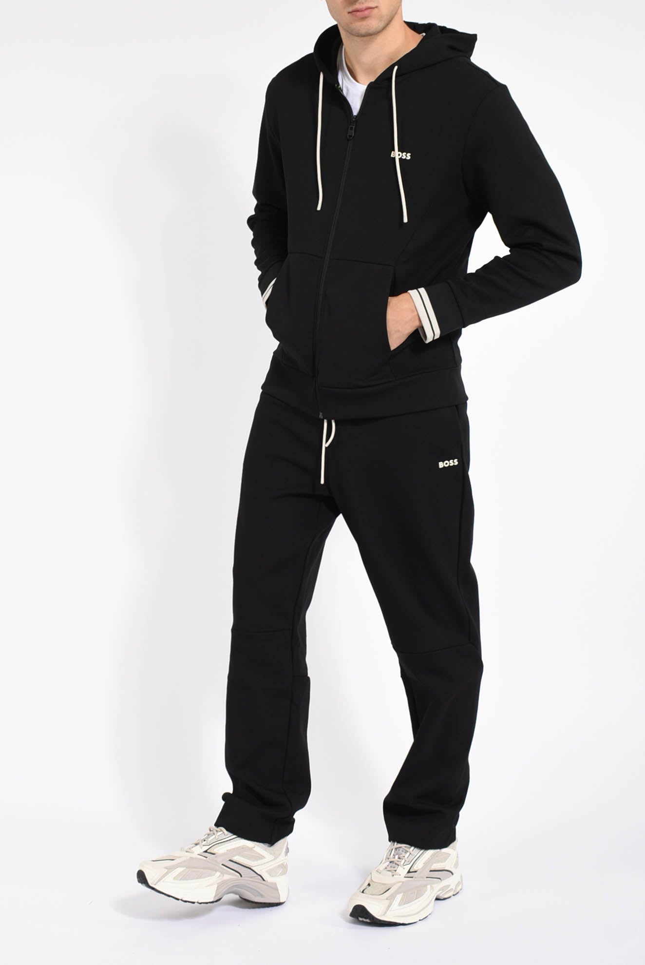 Pantaloni in tuta in misto cotone