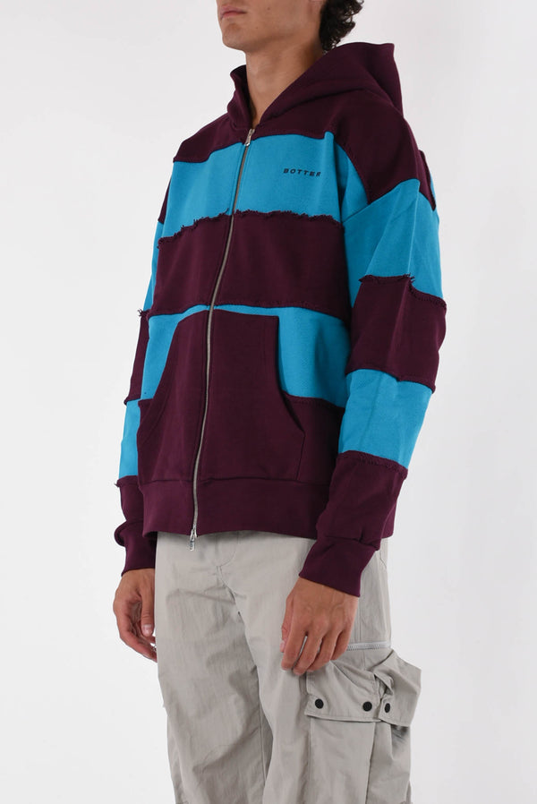 BOTTER Felpa raw edge stripe