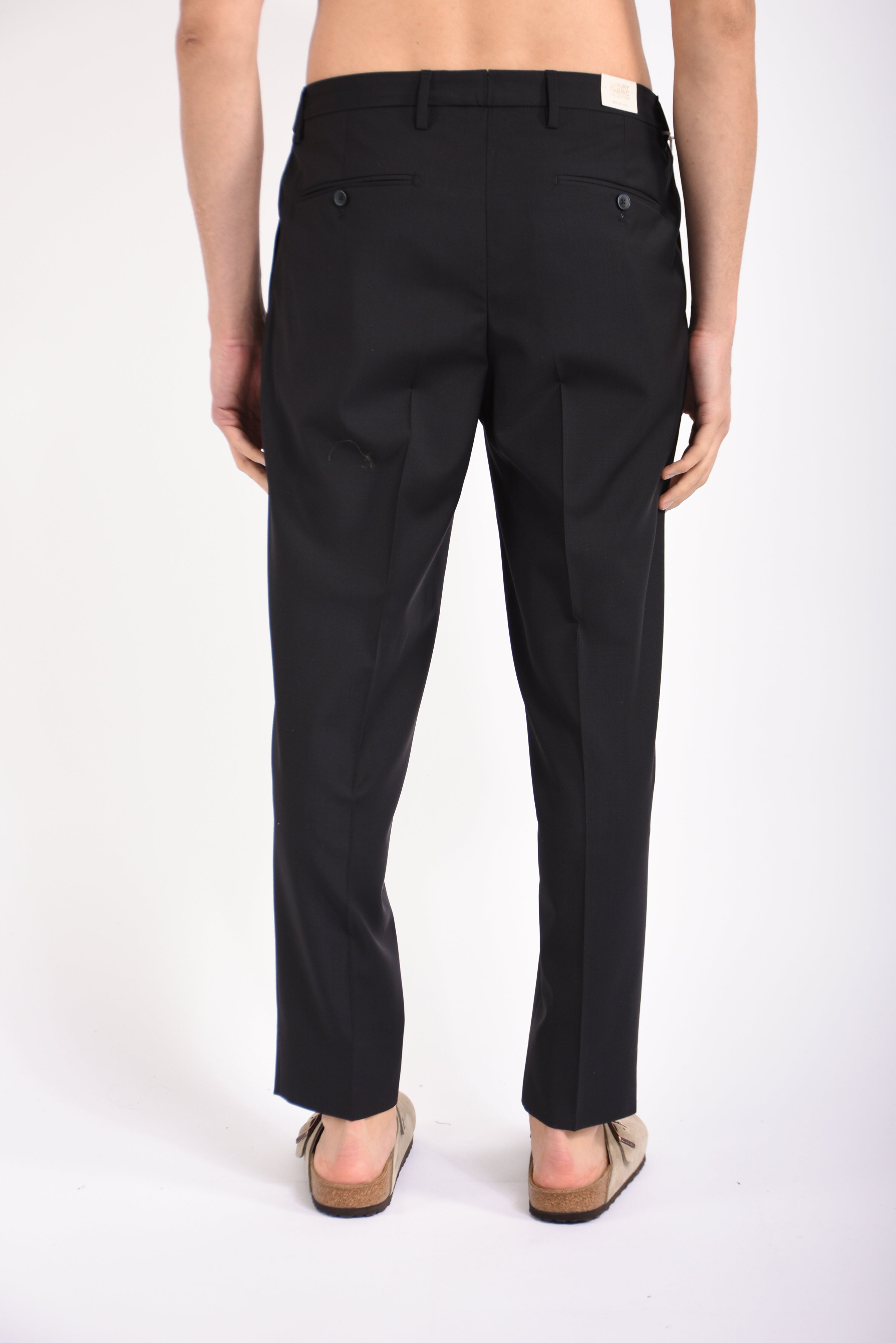 Pantaloni portobellos in fresco lana