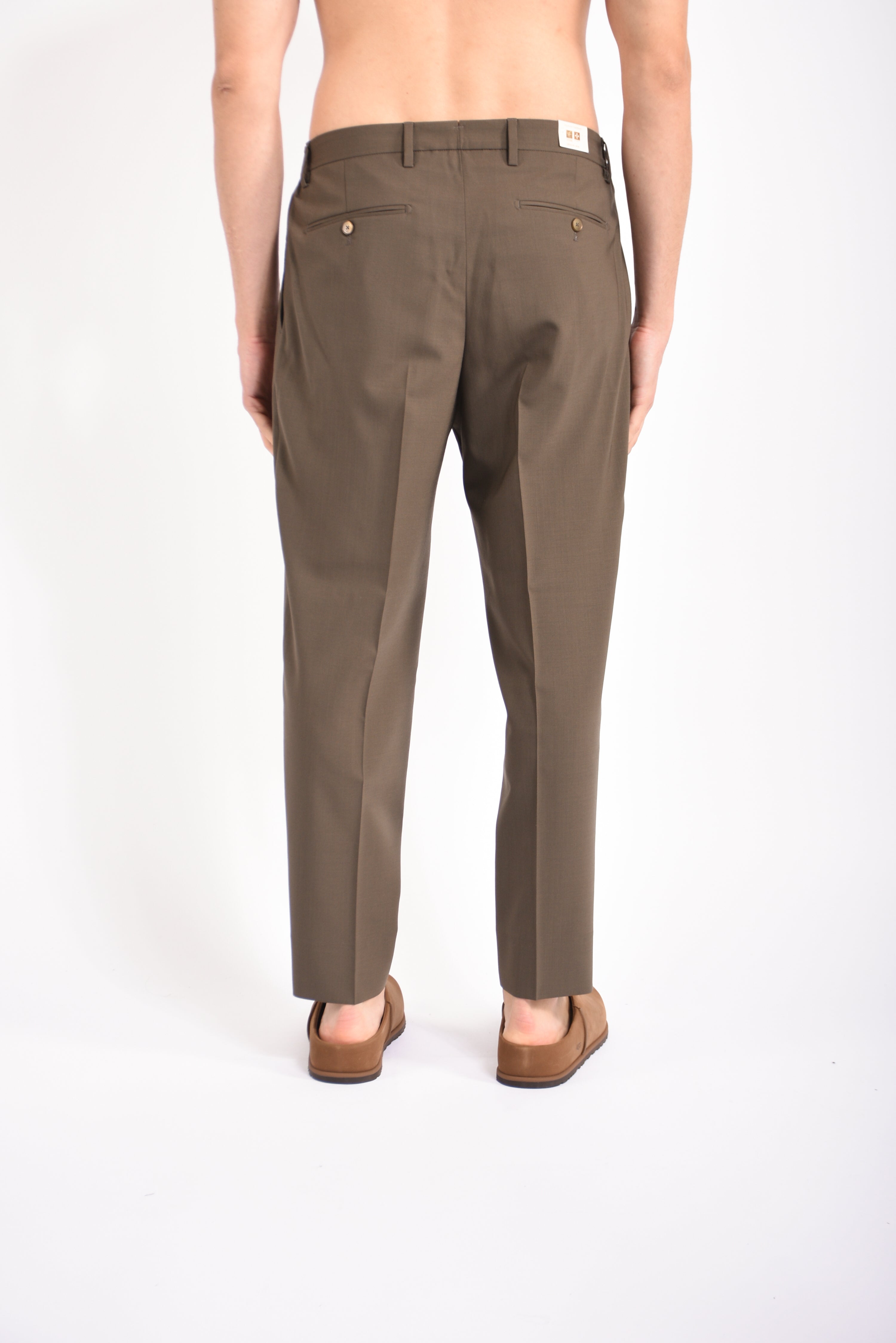 Pantaloni portobellos in fresco lana