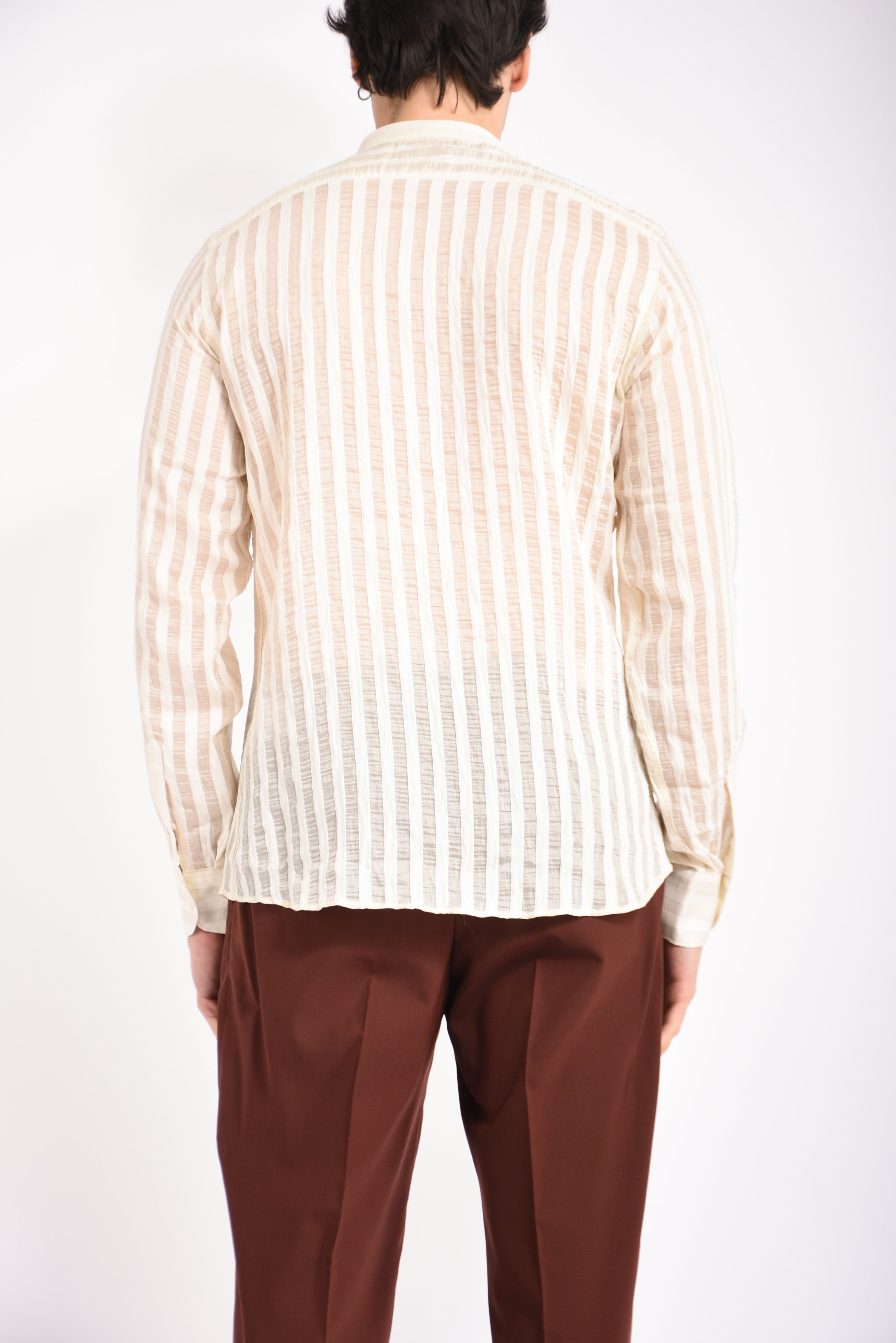 Camicia coreana in viscosa