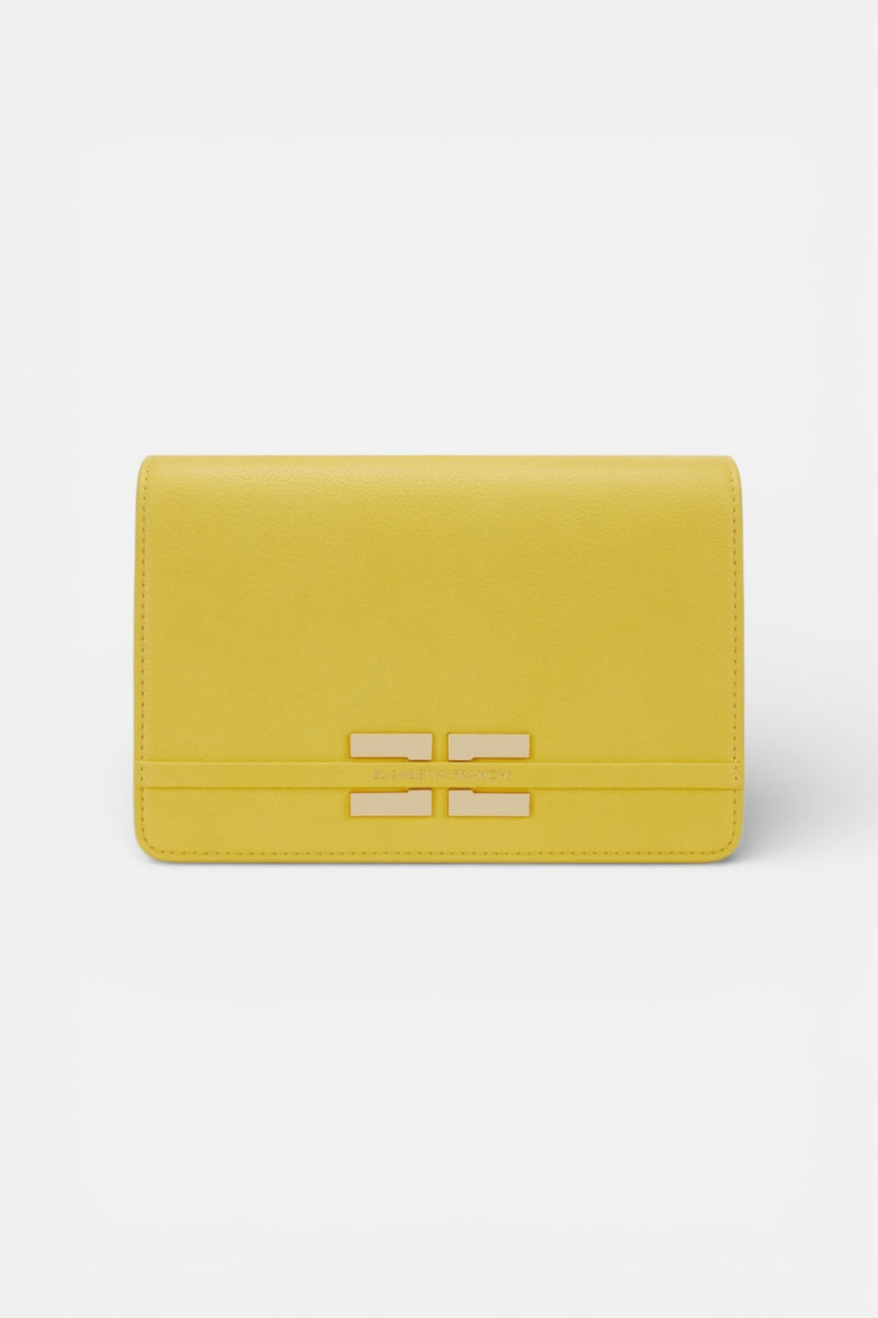 Borsa a tracolla con placca logo