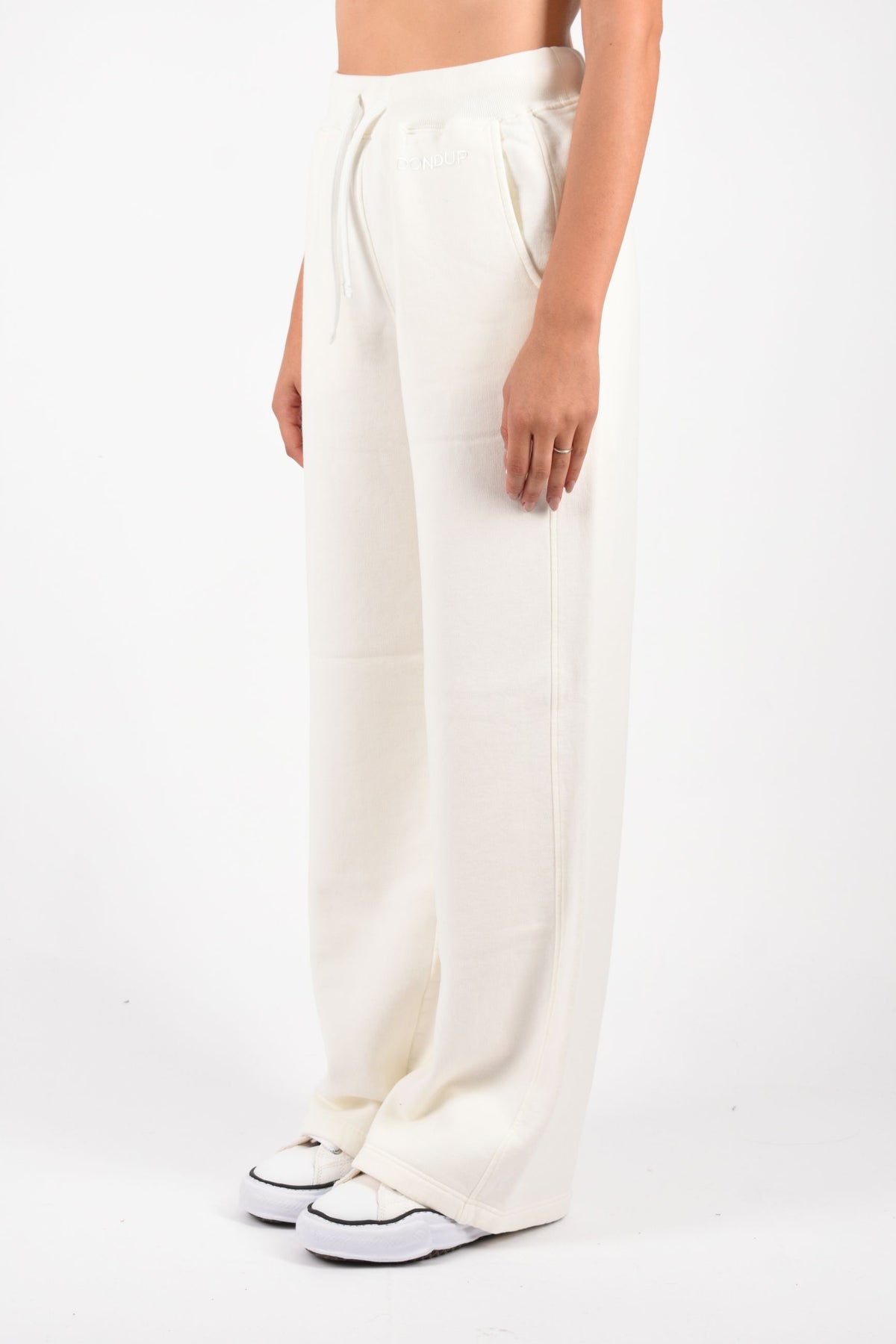 Pantaloni wide leg in felpa  DP897KF0254DNA9