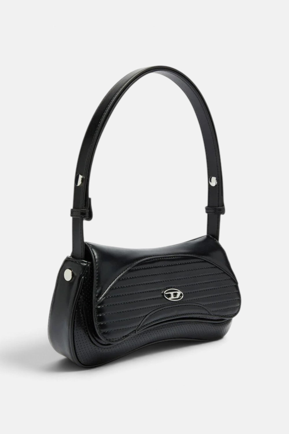 Borsa a tracolla in PU trapuntato e traforato PLAY CROSSBODY CLUTCH X10202P9021