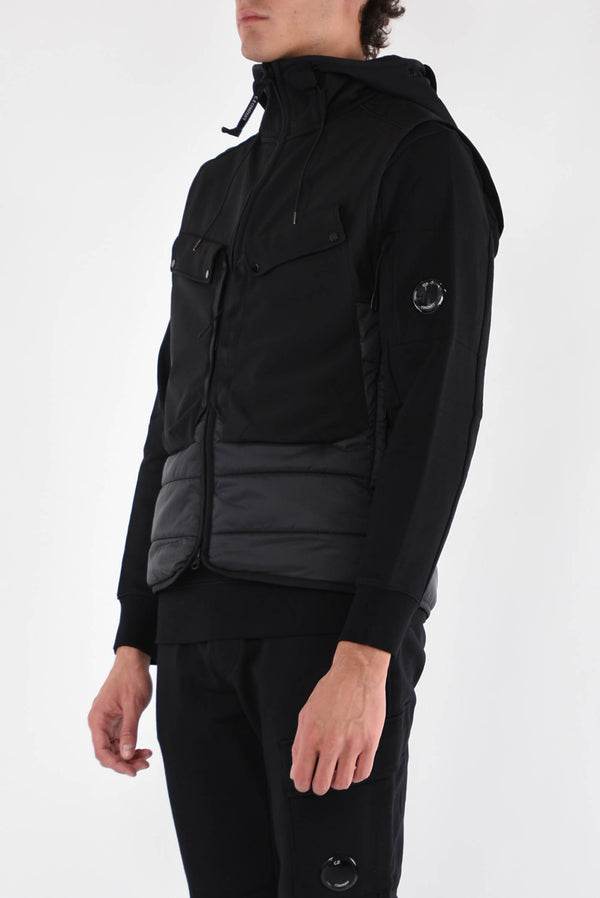 C.P. COMPANY Piumino smanicato goggle