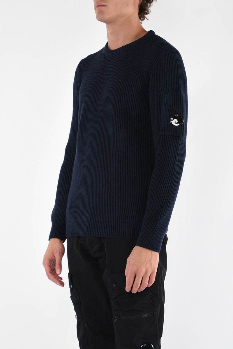 C.P. COMPANY Maglia a costa inglese