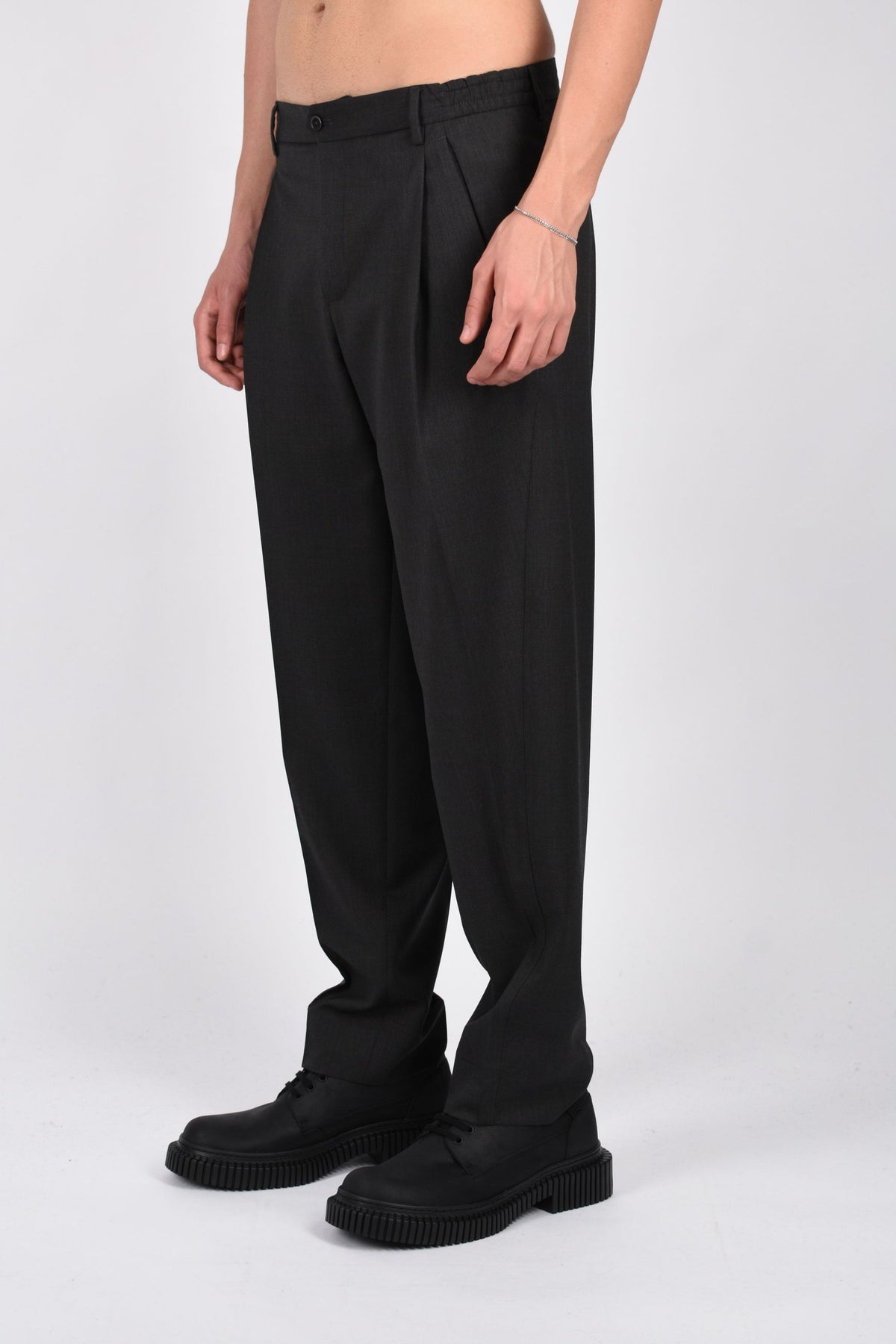 Pantaloni morgans in fresco lana MORGANS400100