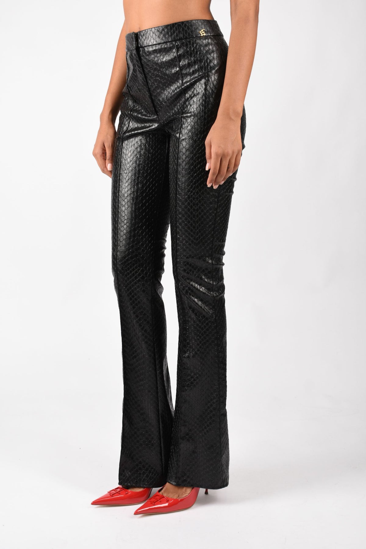 Pantaloni con trama a squame PA22567E2