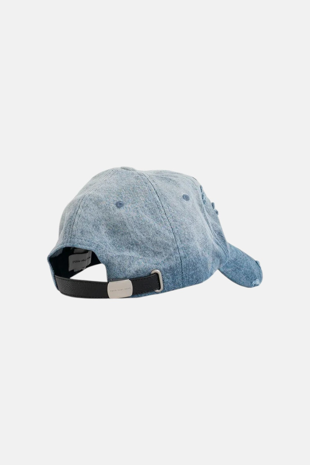 cappello effetto denim lavato e stampato