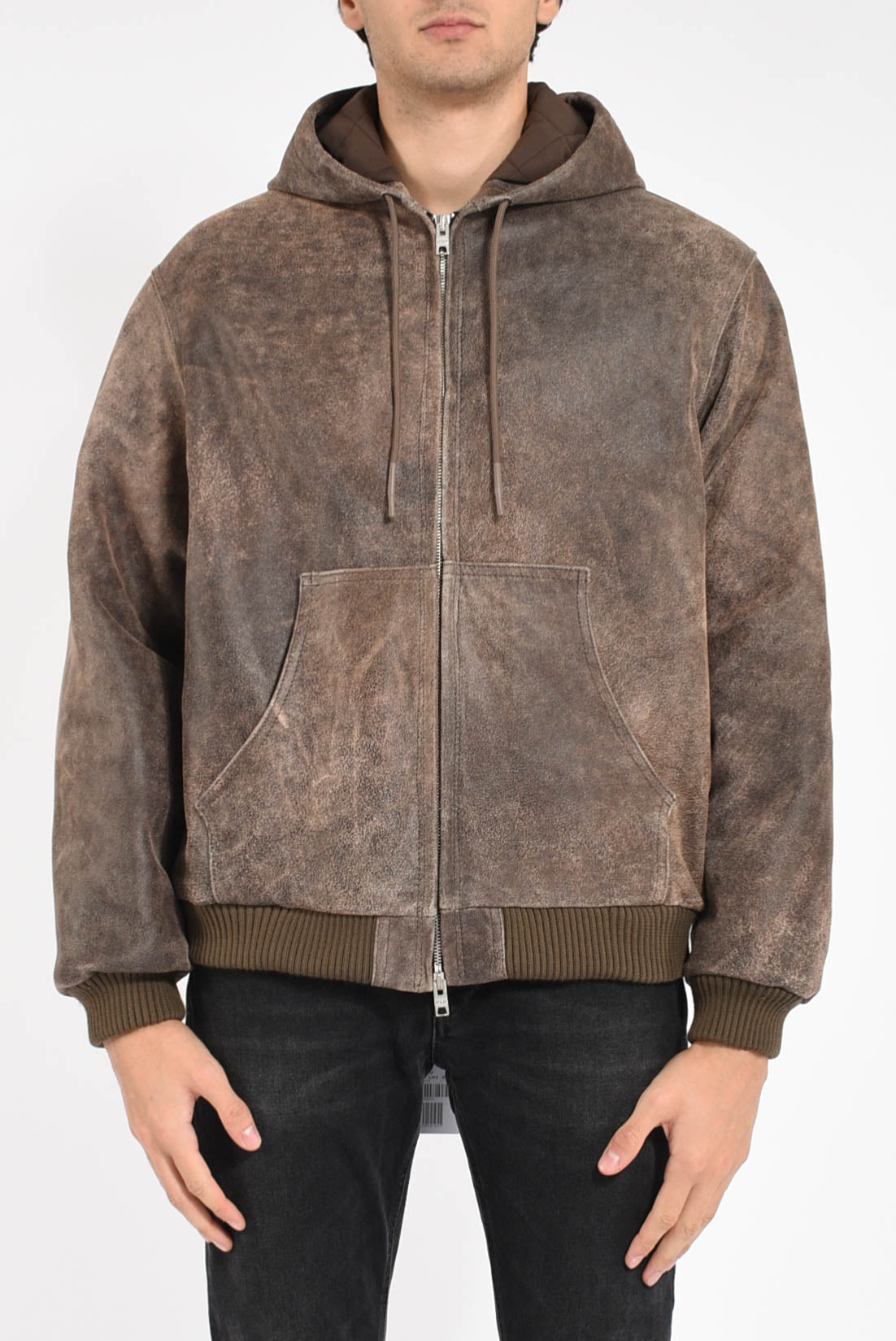 Giubbino in pelle naturale