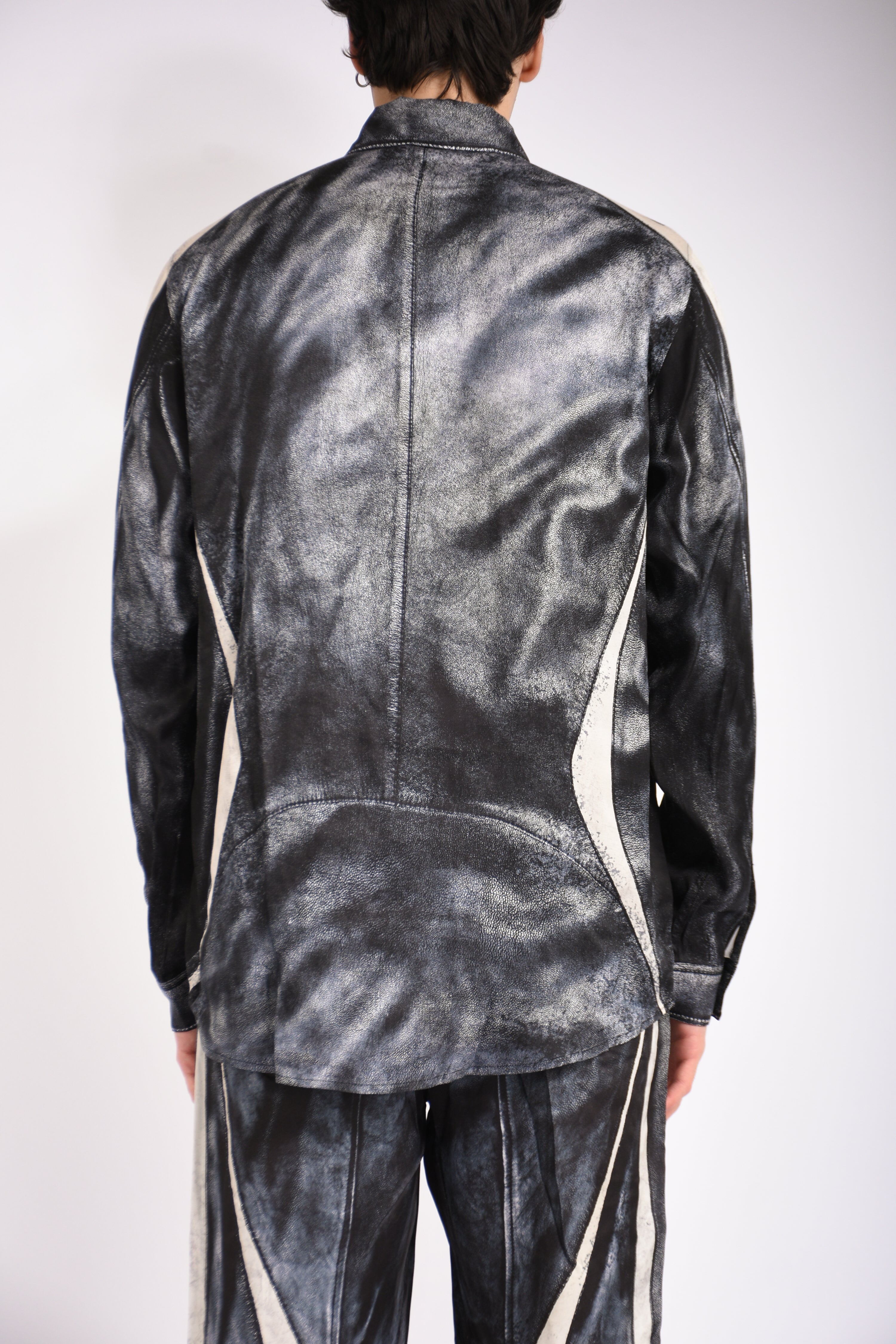 Camicia in viscosa stampata