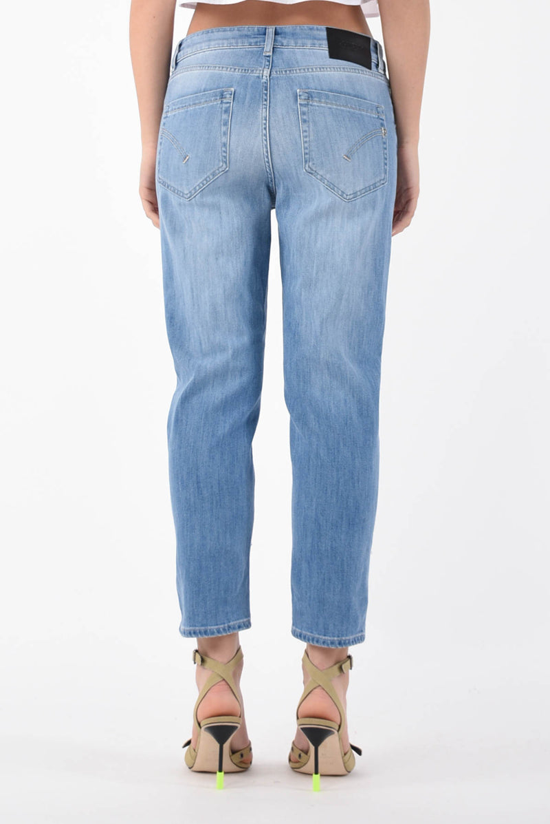 DONDUP jeans a vita bassa modello koons