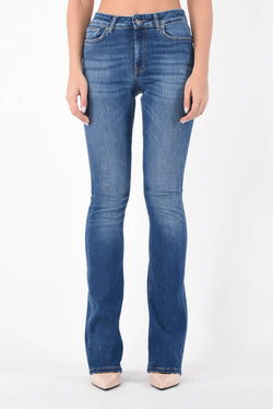 DONDUP jeans a vita alta modello newlola