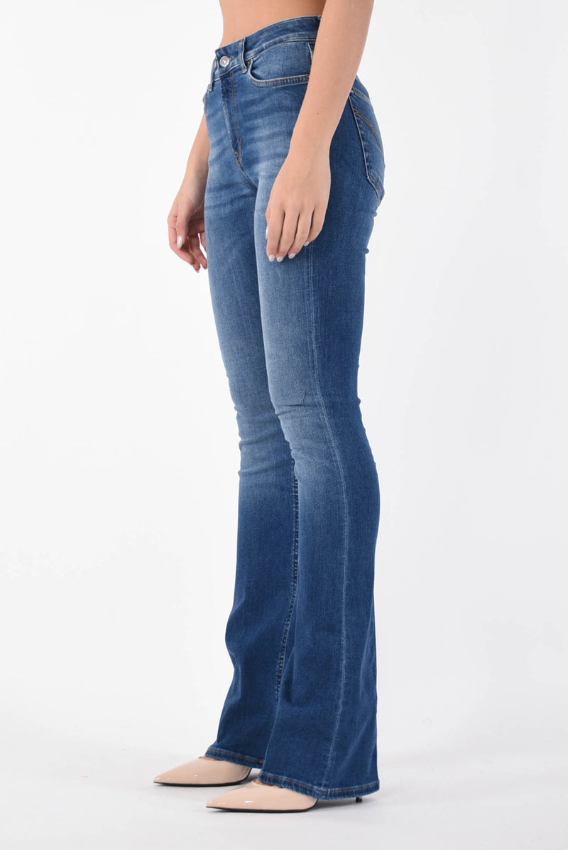 DONDUP jeans a vita alta modello newlola