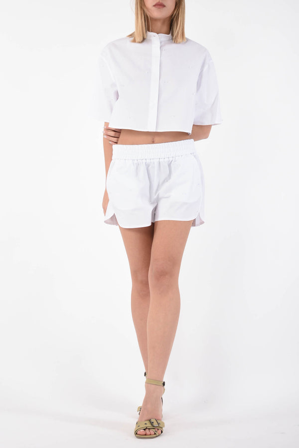DONDUP shorts in popeline modello eli