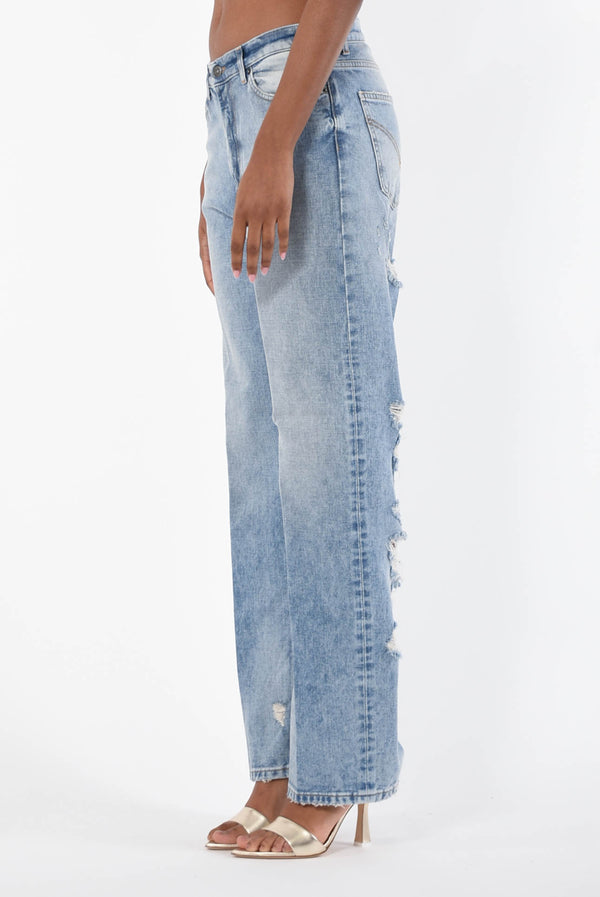DONDUP jeans a vita bassa modello elysee
