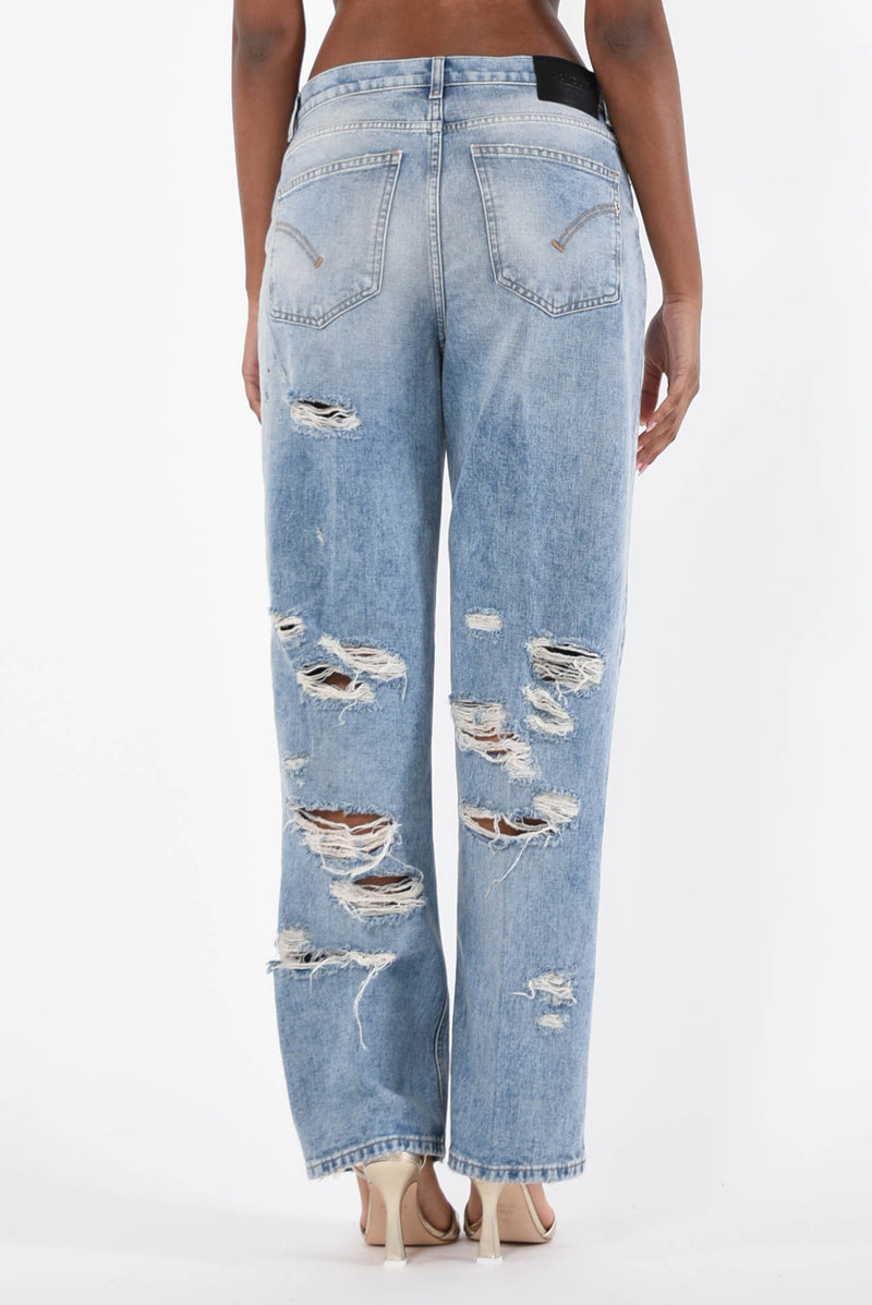 DONDUP jeans a vita bassa modello elysee