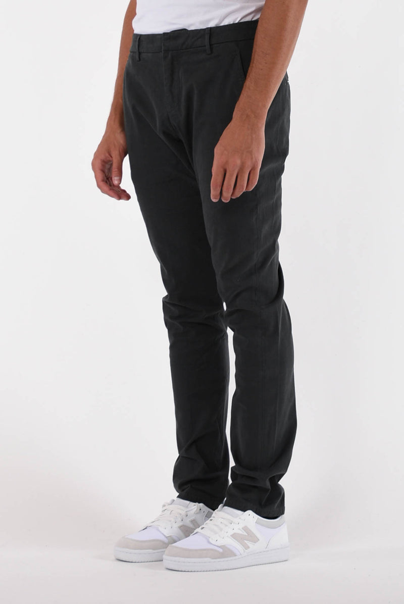 DONDUP Pantaloni gaubert in cotone