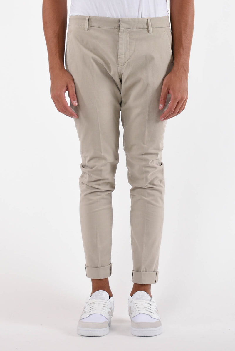 DONDUP Pantaloni gaubert in cotone