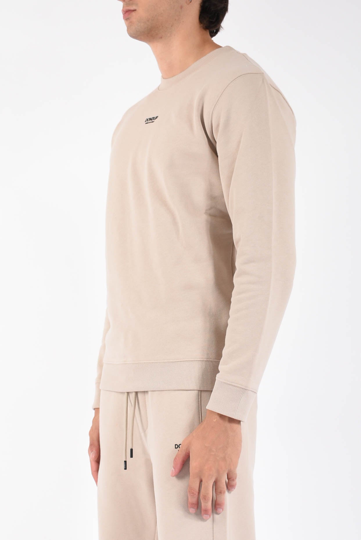 Felpa girocollo in cotone