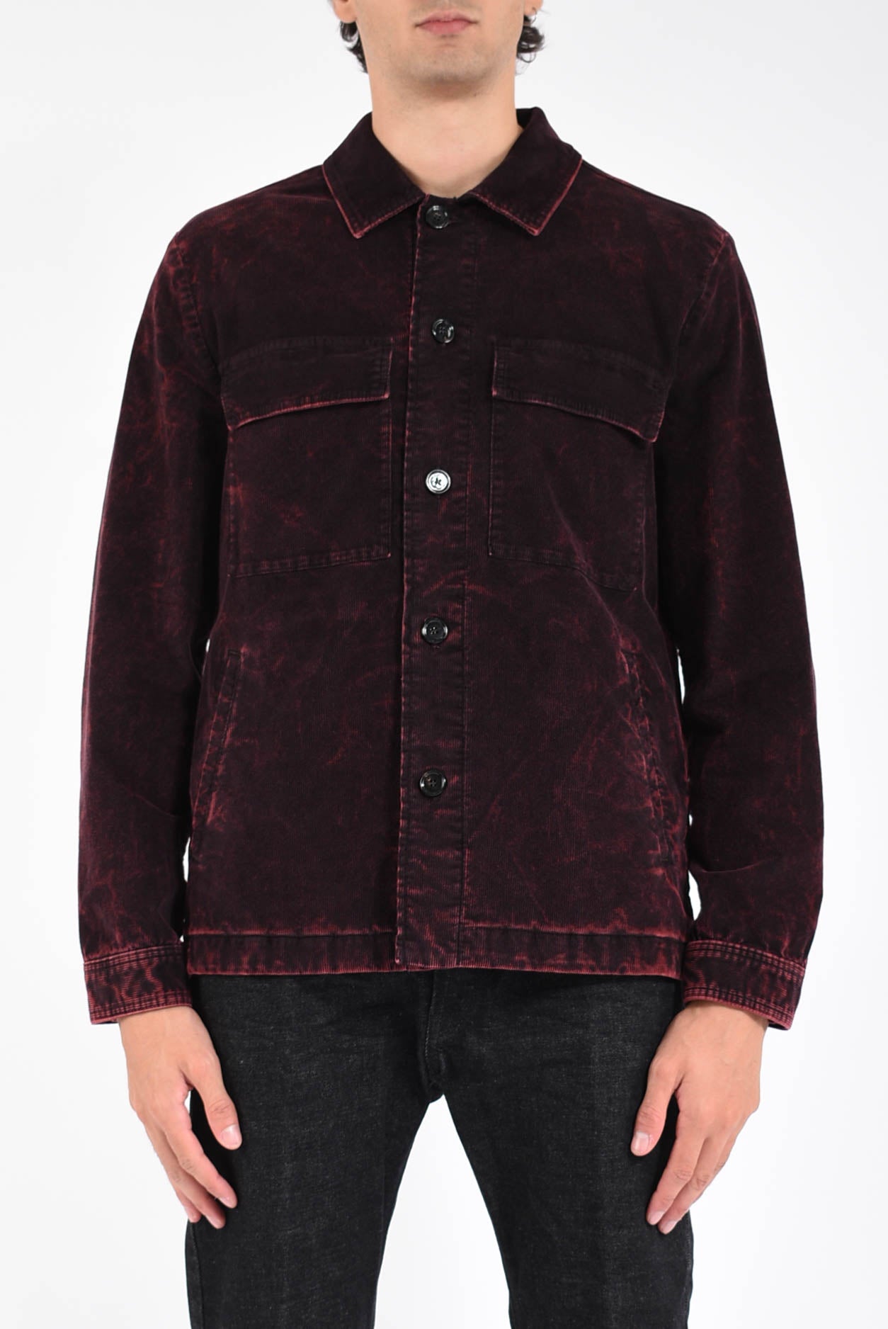 camicia  in velluto a coste