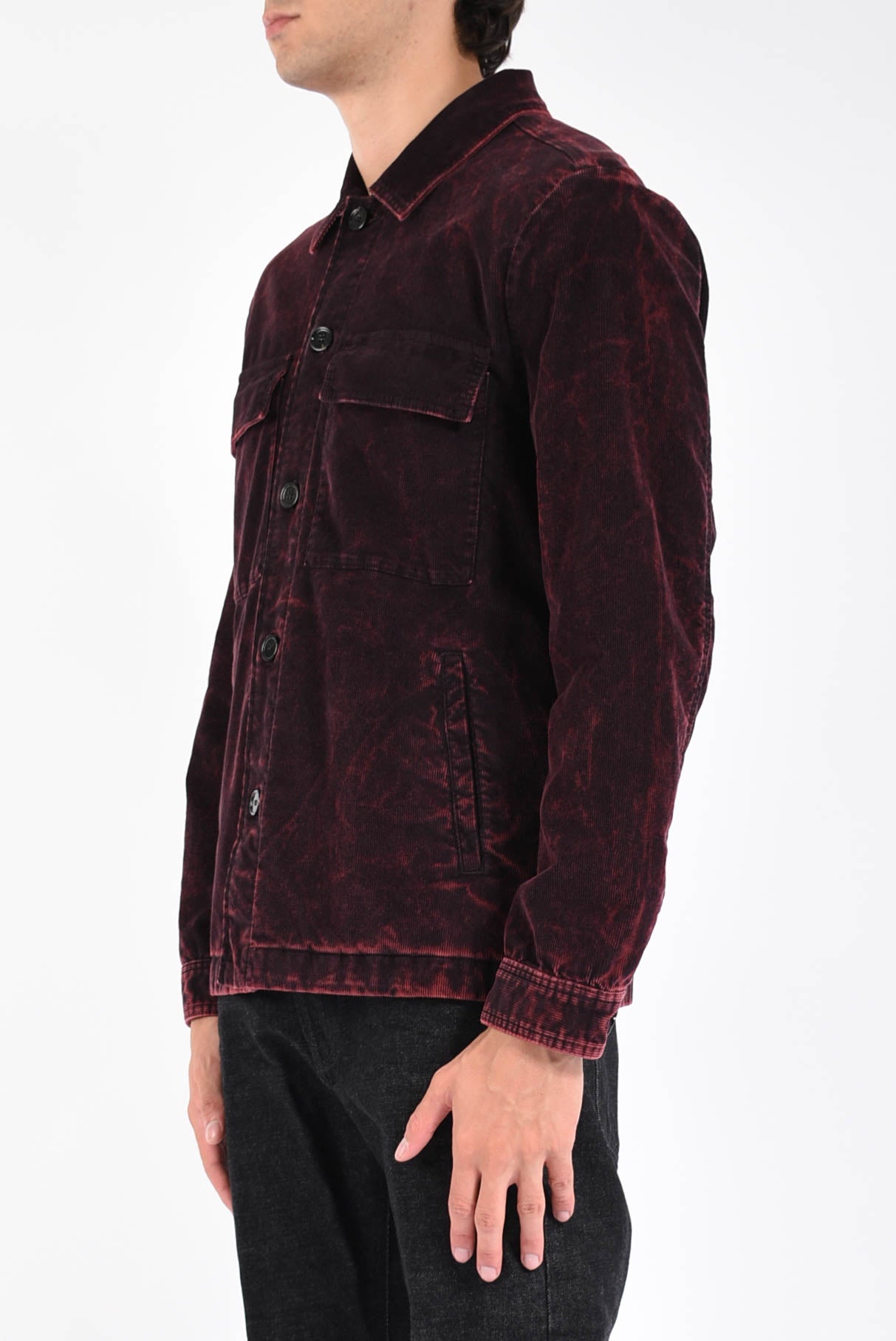 camicia  in velluto a coste