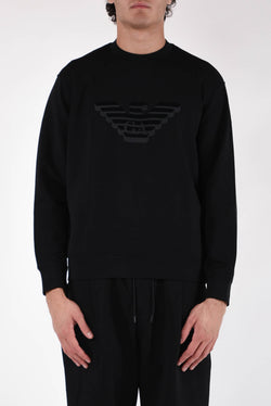 EMPORIO ARMANI Felpa in double jersey