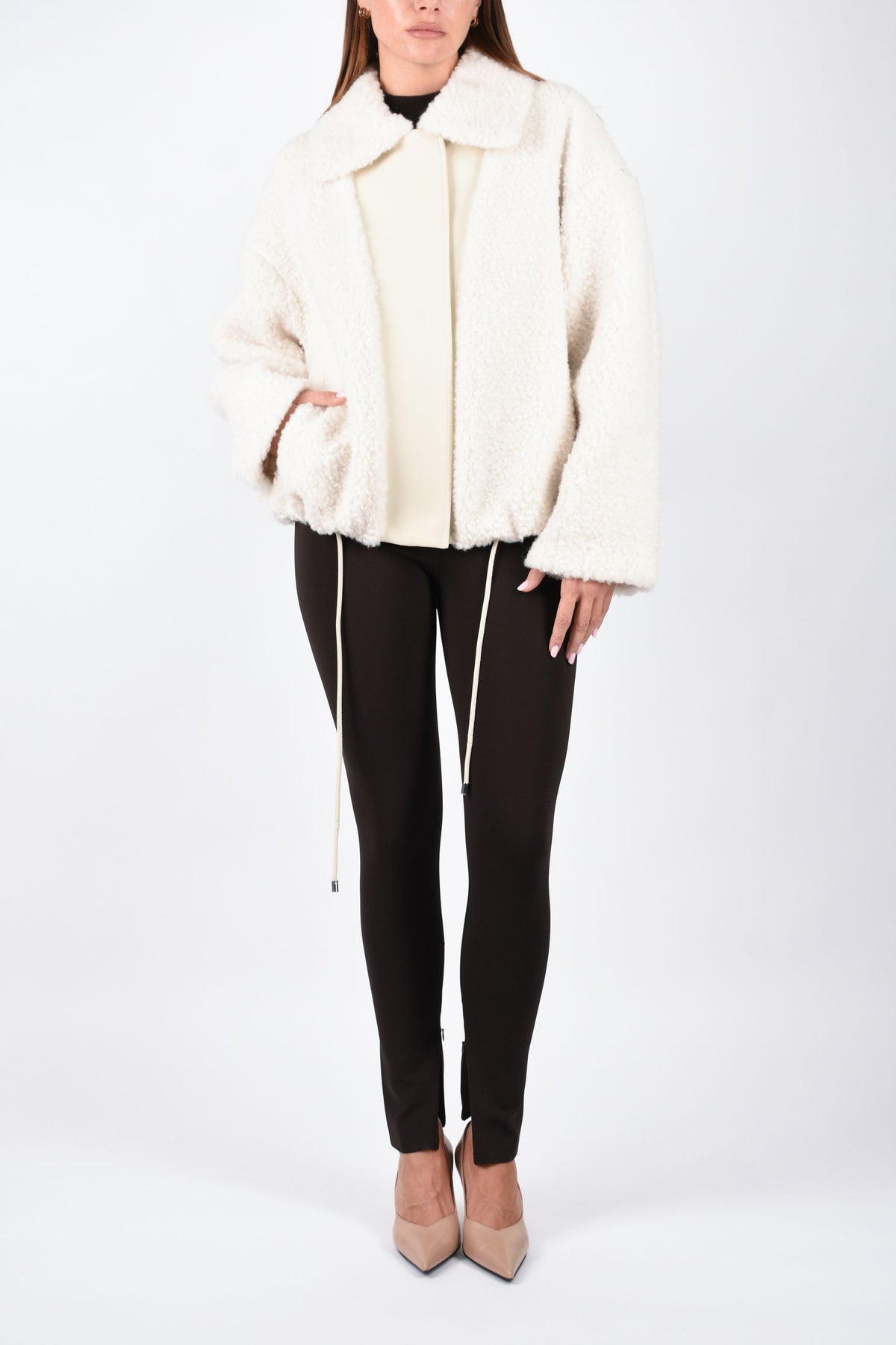 Giacca corta in jersey furry FILTRO 2622906012