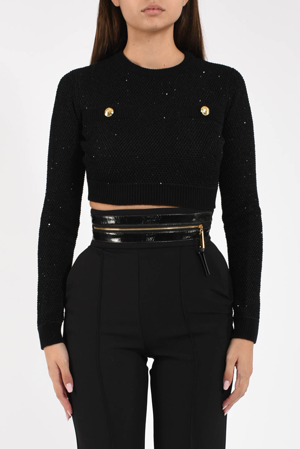 maglia con paillettes