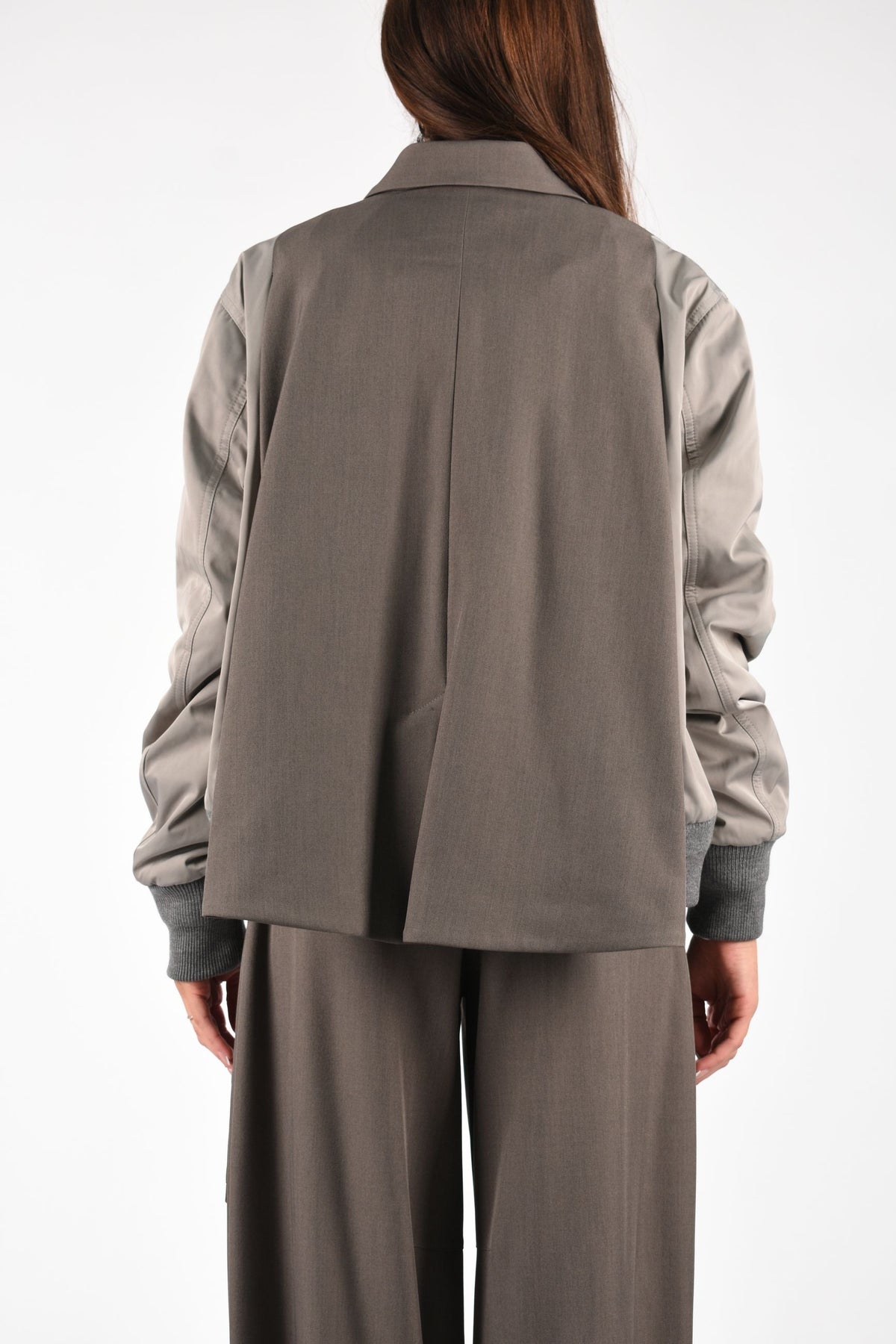 GIACCA BOMBER COMBINATA