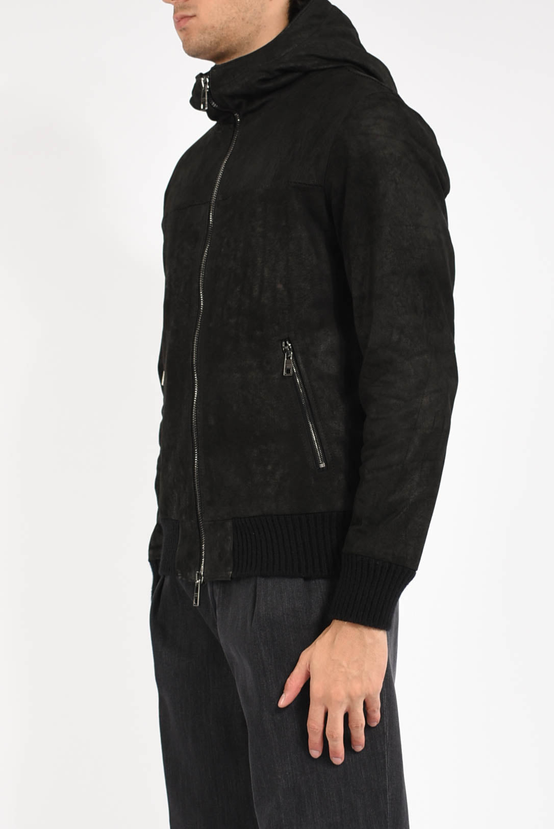 Giubbino in pelle